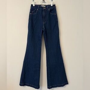 ROLLA'S Eastcoast Flare High Ride Dark Blue Jeans